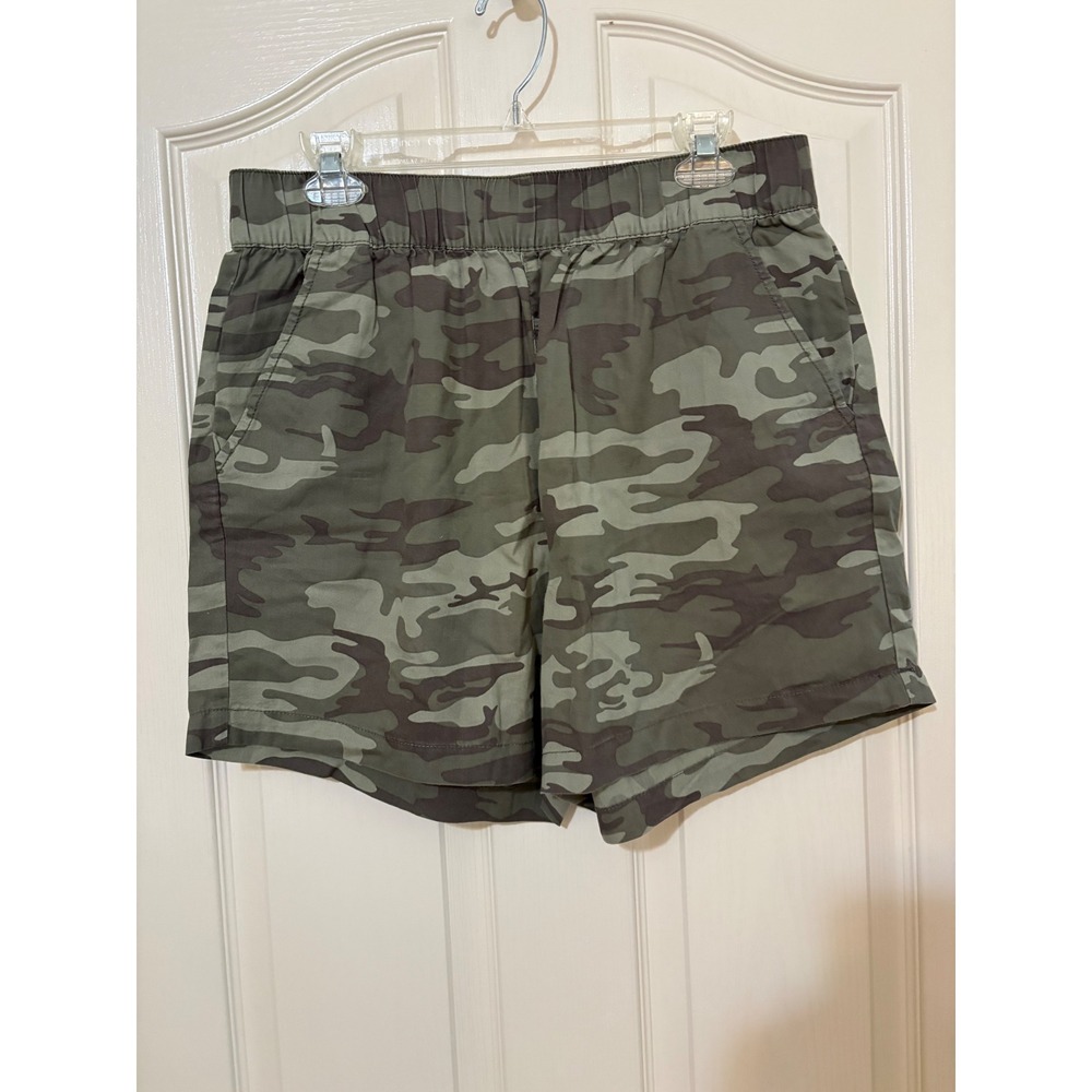 Social Standard by Sanctuary Boardwalk Sage Camo Pull On Shorts Large NWT - Picture 6 of 6